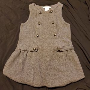 Janie and Jack Gray Bubble Dress Sz 12-18M